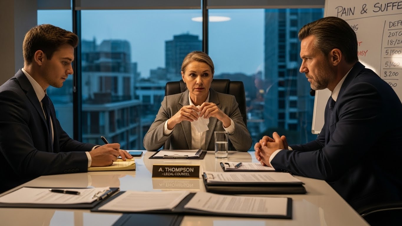 Settlement negotiation over pain and suffering damages