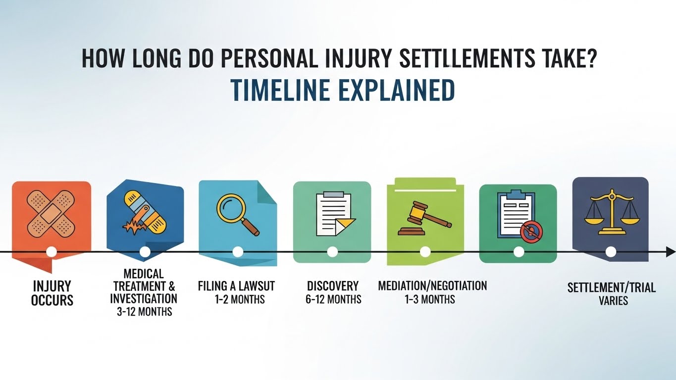 How Long Do Personal Injury Settlements Take? Timeline Explained