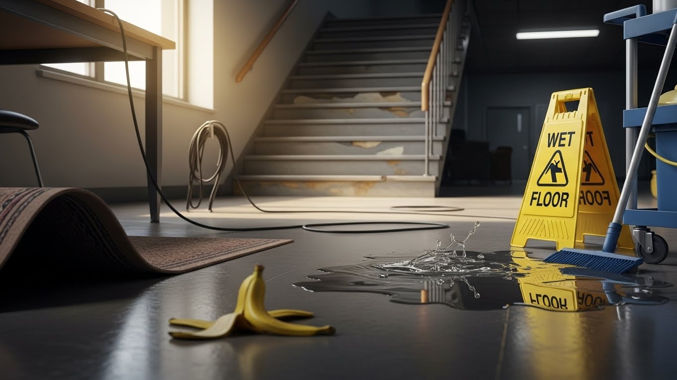 Common Slip-and-Fall Hazards