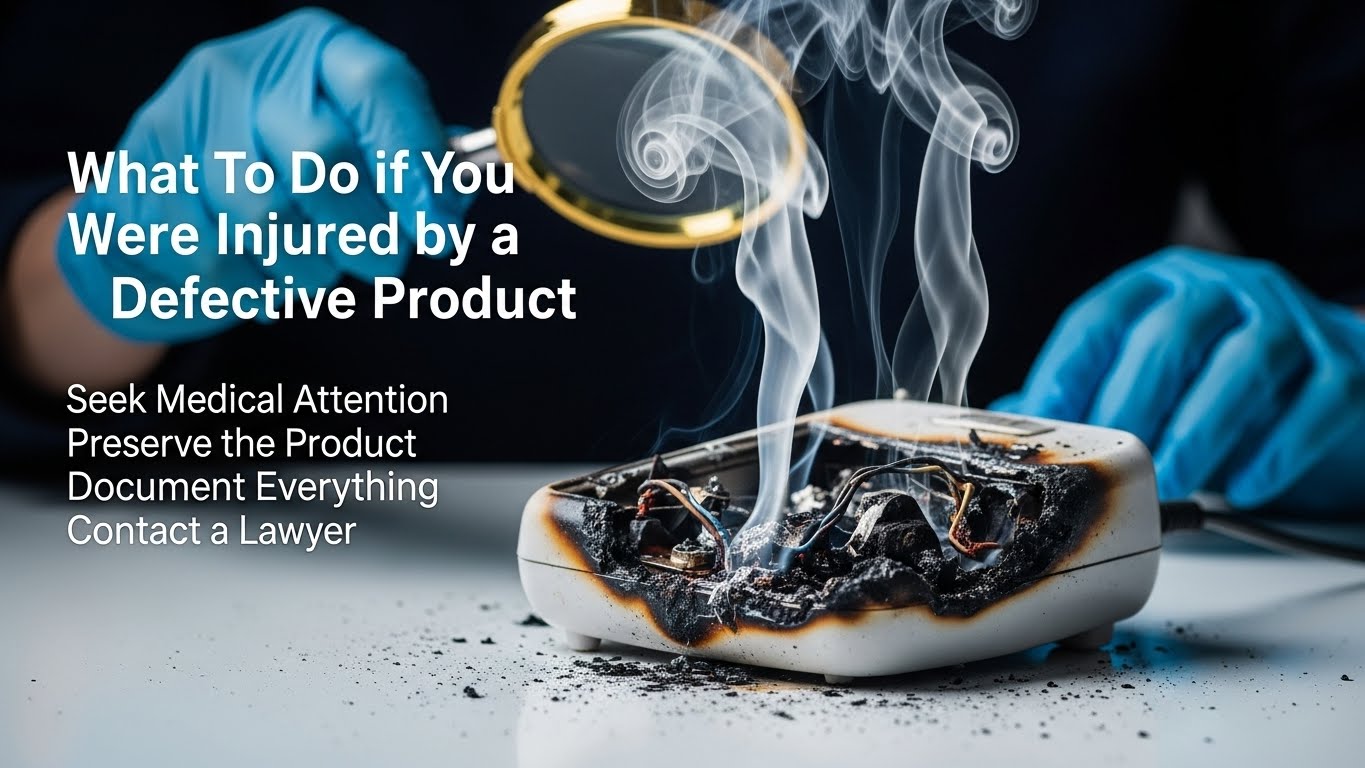 What To Do if You Were Injured by a Defective Product